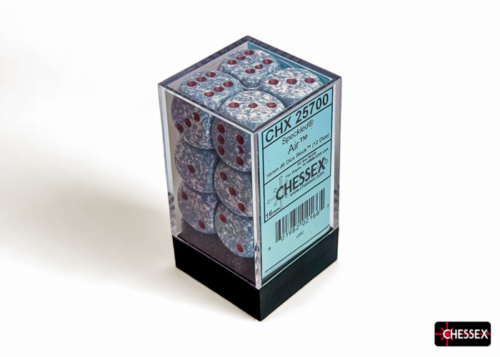Speckled Air 16mm d6 Dice Block (12 dice) - CHX25700